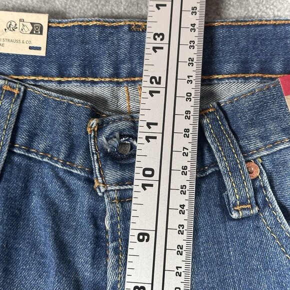 Levi’s 501 Original Fit Jeans 31x30 Medium Wash Stretch NWT - Picture 11 of 12